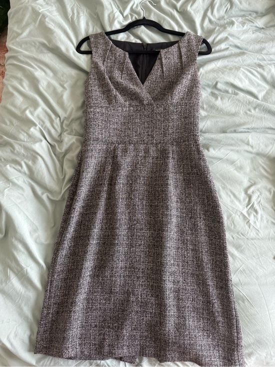 White House Black Market Dresses & Skirts - White House Black Market Gray Tweed Midi Sheath Dress